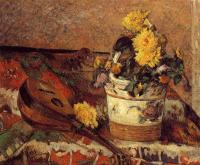 Gauguin, Paul - Dahlias and Mandolin